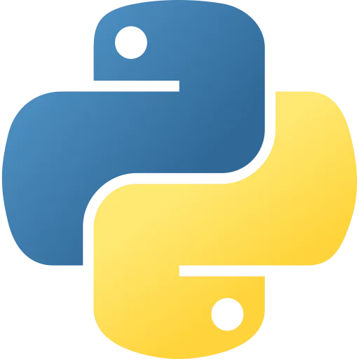 Python programming language logo