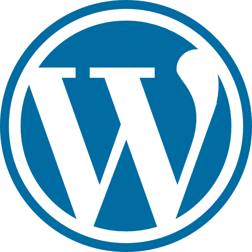 WordPress content management system logo